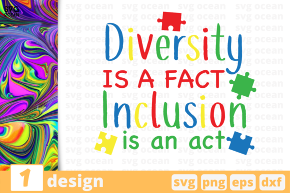 Diversity is a Fact Quote Graphics