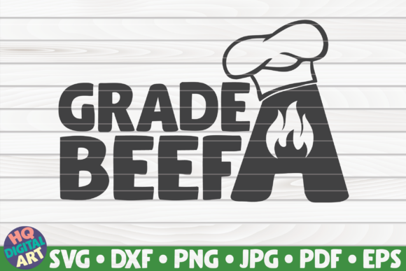Grade a Beef Barbecue Quote Graphics