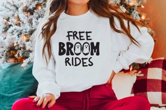 Halloween Quote Design, Free Broom Rides